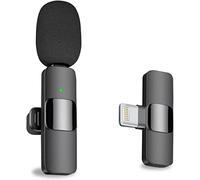 iZEN Wireless Lavalier Microphone for iPhone iPad - Professional Mini Clip-On Lapel Mic for Video Recording, Content Creation, TikTok, YouTube, Streaming, Vlogging & Podcasting