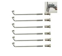 IZHAOGJING 40pcs 10G Spokes Diameter 3.2 Mm Electric Motorcycle Spokes 304 Stainless Steel Material E-motorcycle Spokes J-BEND EBike Spokes(Length 117mm)