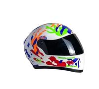 IZHAOGJING Dog Helmet, Dog Crash Helmet DIY Pet Helmets,Cat Helmet,Dog Helmet-Outdoor Mini Head Protecting Safe Hat,Pet Photo Props Accessorie,Mini Motorcycle Helmet(F)