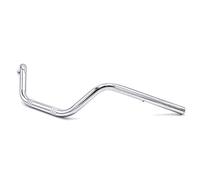 IZHAOGJING Handlebars, Motorcycle Handlebars 7/8" 22mm Vintage Motorcycle Handlebar Motorbike High-Rise Handle Bar For Scooter Chopper MT09 CB500X NC750X XL883 Steering Whee(Silver)
