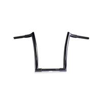 IZHAOGJING Handlebars, Motorcycle Handlebars Motorcycle 14" 16 ''18" Handlebars 25mm Steering Wheel(Black 14inch)