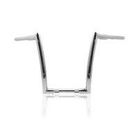 IZHAOGJING Handlebars, Motorcycle Handlebars Motorcycle 14" 16 ''18" Handlebars 25mm Steering Wheel(Chrome 14inch)