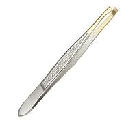 iZhuoKe Professional Eyebrow Tweezers, Stainless Steel Precision Tweezers for Eyebrow Plucking and Ingrown Hair Removal