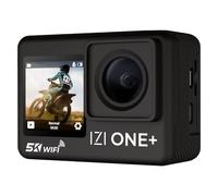 IZI New ONE+ 5K/30FPS, WiFi, Dual Screen Video Camera,Fast C-Type Charge, HQ External Mic Included
