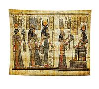 izielad Egyptian Tapestry Old Egyptian Queen Nefertari with Historical Empire Artwork Wall Hanging for Bedroom Living Room Dorm 130X150CM 51X59IN