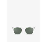 Izipizi Izipizi #E Crystal Square-Frame Acetate Sunglasses