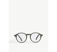 Izipizi Izipizi Letmesee #D Kaki Round-Frame Reading Glasses +2.00