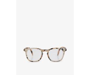 Izipizi Izipizi Letmesee #E Square-Frame Reading Glasses +1.00 Light Tortoise +2