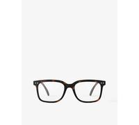 Izipizi Mens Tortoise #l Square-framed Blue Reading Glasses +1.5