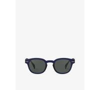 Izipizi Womens Izipizi #C Square-Frame Acetate Sunglasses Midnight Blue