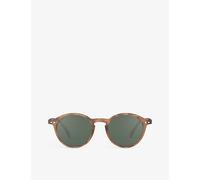 Izipizi Womens Izipizi #D Round-Framed Havane Sunglasses Havane