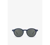 Izipizi Womens Izipizi #D Round-Framed Sunglasses Navy