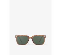 Izipizi Womens Izipizi #L Square Framed Havane Sunglasses Havane