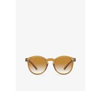 Izipizi Womens Izipizi #M Golden Canyon Round-Frame Acetate Sunglasses