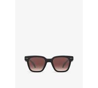 Izipizi Womens Izipizi Sun Road Rectangle-Frame Acetate Sunglasses