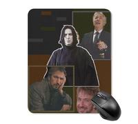 IZIWDORW Alan rickman Decorative Tasks Mouse Pad Performance Desktop Comfortable Ultra-Thin Home Minimalist Reliable Daily