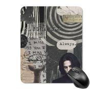 IZIWDORW Alan rickman Hygienic Mouse Pad Quiet Durable Performance Notebook Play Portable Mat Protective