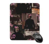 IZIWDORW Alan rickman Play Support Lightweight Rubber Texture Mousepad Office Mouse Pad Decorative Home Mat