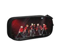 IZIWDORW Bigbang Pencil Case for Artists & Writers - 5 Pen Slots + 3 Mesh Pockets, Easy to Clean Oxford Fabric
