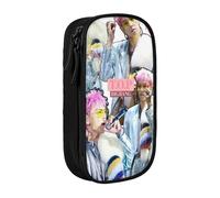 IZIWDORW Bigbang Pencil Case for Writers & Journalists - 5 Pen Loops + Note Pad Sleeve (Durable Polyester)