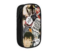 IZIWDORW Bigbang Pencil Case Personalized Design Option - Sturdy Oxford Fabric with 3 Pockets & Pen Loops (Gift Ready)