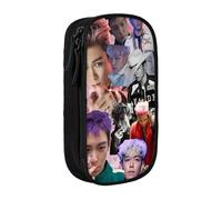 IZIWDORW Bigbang Pencil Case with Elastic Band Holder - Secure Pen Storage for Running, Hiking, Commuting (Polyester)