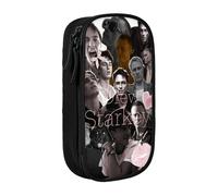 IZIWDORW Drew Starkey Pencil Case with RFID-Blocking Pocket - Secure Oxford Cloth Organizer for Cards, Pens, Cash