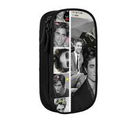IZIWDORW Edward Cullen Pencil Case for Busy Professionals - Sleek Design with 5 Pen Slots & Hidden Pocket (Custom Logo)
