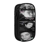 IZIWDORW Edward Cullen Pencil Case with Name Label Slot - Personalized ID Tag for School Kids, Campers, Travelers
