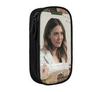 IZIWDORW Elizabeth Olsen Pencil Case for Camping Essentials - Waterproof Oxford Fabric with Zipper for Matches, Pens, Maps