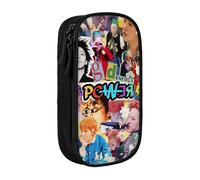 IZIWDORW G-Dragon Pencil Case for Artists & Writers - 5 Pen Slots + 3 Mesh Pockets, Easy to Clean Oxford Fabric