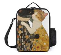 IZIWDORW Gustav klimts The kiss Lunch Boxes All-Season Thermal Tote, Winter Warm & Summer Cool Technology with Moisture-Proof Layer