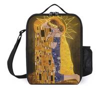 IZIWDORW Gustav klimts The kiss Lunch Boxes Professional Edition, Executive Style with Document Pocket, Suitable for Business Meetings
