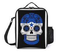 IZIWDORW Honduras Flagge Lunch Boxes for Work with Ice Pack Pocket, Thermal Insulated Meal Prep Bag for Adults, Office School Essential