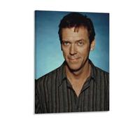 IZIWDORW Hugh laurie Canvas Framed Print with Vibrant Image for Bedroom Kitchen Office Wall Mounted Display
