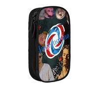 IZIWDORW Jace Norman decke Pencil Case for Artists & Writers - 5 Pen Slots + 3 Mesh Pockets, Easy to Clean Oxford Fabric