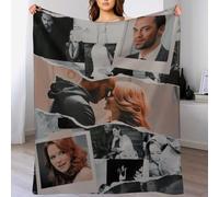 IZIWDORW Jackson avery Elegant Anti-Wrinkle Blanket for Sofa Bed Outdoor No Shedding Soft Touch Velvet