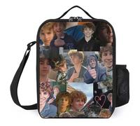 IZIWDORW Jackson Avery Lunch Boxes Insulated Tote for Women Men, Leakproof Reusable Lunch Box with Adjustable Strap for Office School Travel