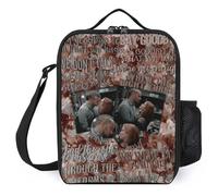 IZIWDORW Jackson Avery Lunch Boxes Vegan Leather, Sophisticated Look with Practical Thermal Performance