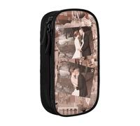 IZIWDORW Jackson Avery Pencil Case with Padded Handle - Easy Carry Oxford Fabric Bag for School, Office, Art Classes