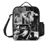IZIWDORW Jacob elordi Lunch Boxes for Work with Ice Pack Pocket, Thermal Insulated Meal Prep Bag for Adults, Office School Essential