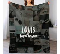 IZIWDORW Louis tomlinson Hypoallergenic Foldable Blanket for Travel Car Winter Lounge No Shedding Velvet Soft Feel