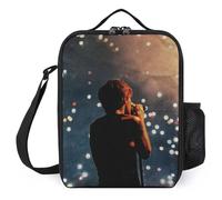 IZIWDORW Louis Tomlinson Lunch Boxes with Digital Temperature Display, Real-Time Monitoring of Internal Conditions