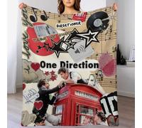 IZIWDORW Louis tomlinson Warm Velvet Blanket for Couch Travel Winter Hypoallergenic No Shedding Soft Feel
