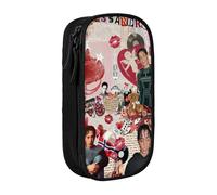IZIWDORW Marcus Martinus Pencil Case for Artists on The Go - Water-Resistant Oxford Cloth with Brush Loops & Pen Slots
