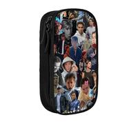 IZIWDORW Marcus Martinus Pencil Case for Artists & Writers - 5 Pen Slots + 3 Mesh Pockets, Easy to Clean Oxford Fabric