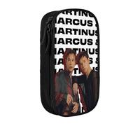 IZIWDORW Marcus Martinus Pencil Case for Outdoor Adventures - Tear-Proof Oxford Cloth with Carabiner & Water-Resistant Zip