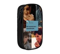 IZIWDORW Matt Actor Dillon Pencil Case for Artists on The Go - Water-Resistant Oxford Cloth with Brush Loops & Pen Slots