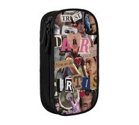 IZIWDORW Matt Actor Dillon Pencil Case for Camping Essentials - Waterproof Oxford Fabric with Zipper for Matches, Pens, Maps