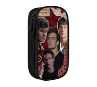 IZIWDORW Matt Actor Dillon Pencil Case for Emergency Kits - Durable Zipper Bag for First Aid, Pens, Flashlights (Portable)